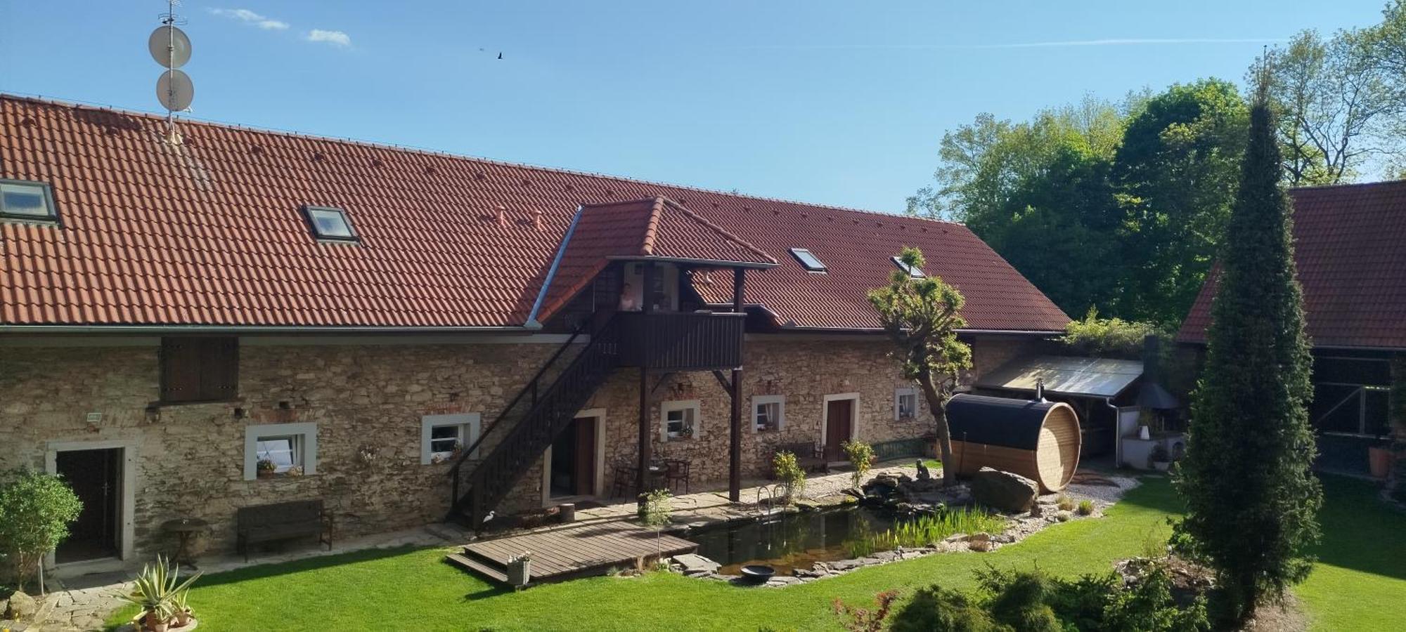 דירות Chabičovice Statek Kloubek מראה חיצוני תמונה